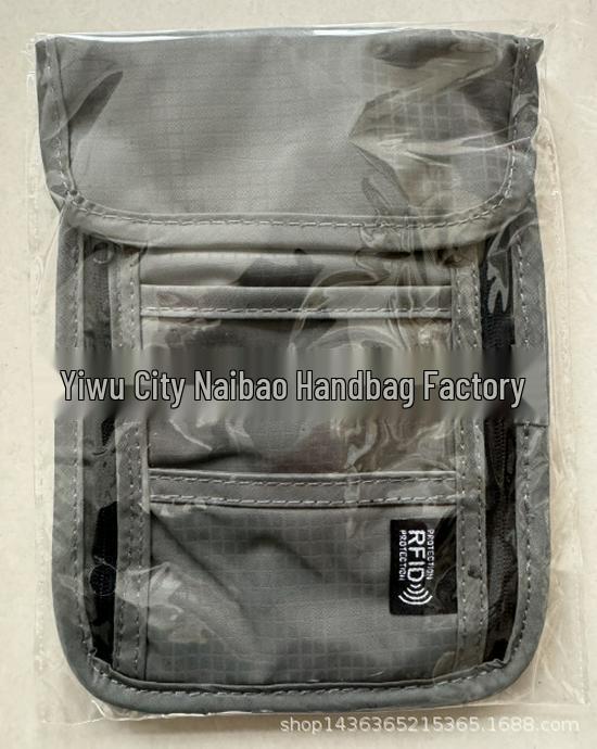 RFID Blocking Anti-theft Sling Bag with Phone Radiation Protection & ID Card Holder