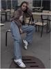 2025 Women's Autumn Wide-Leg Jeans - Cross-Border Style