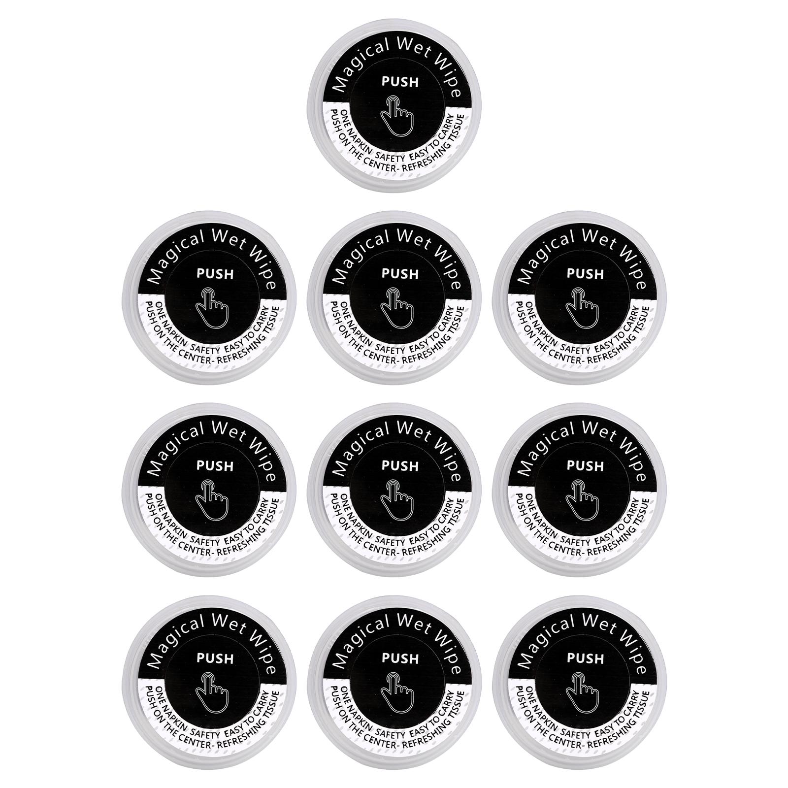 

Compressed Towel Hand Wipes Lightweight Body Mini Compressed Coin Tissue Disposable for Beauty Salon Hiking Camping Outdoor