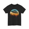 Retro UFO Graphic Tee Vintage Alien Adventure Space Sci-Fi Style Unisex T-Shirt