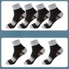 Men's Spring and Autumn Pure Cotton Sports Sweat Absorbing Breathable Color Striped Socks