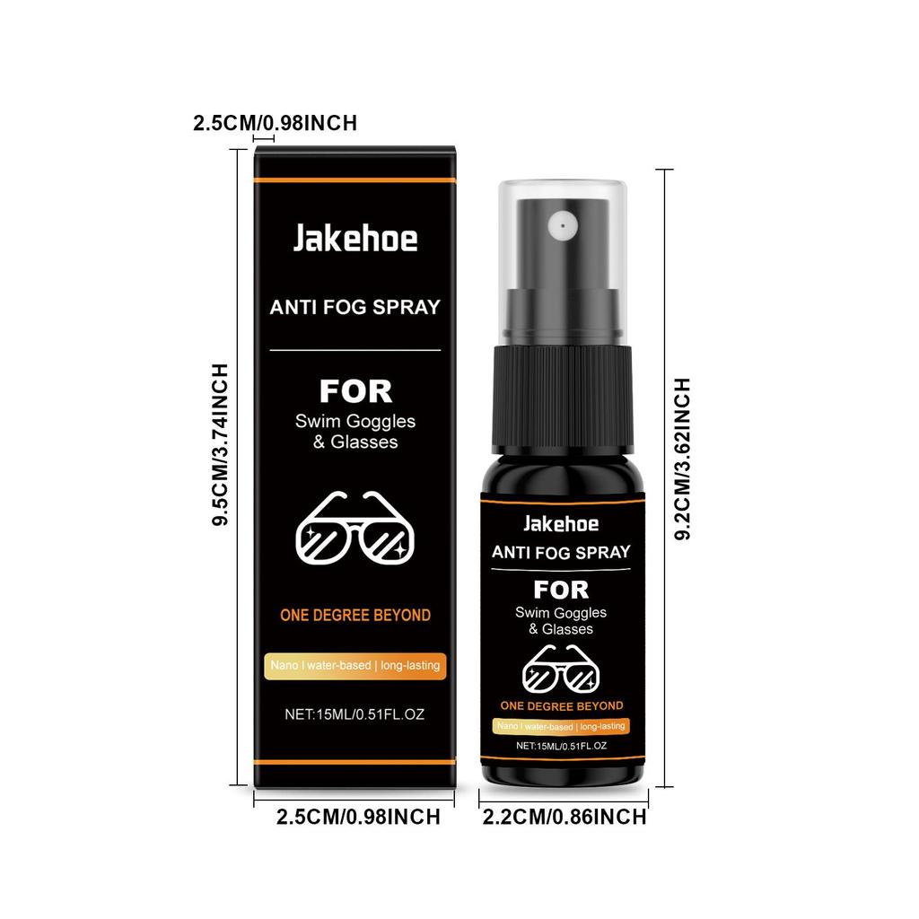 Anti-Beschlag Brillen Spray - Reinigungs- & Entnebelungs-Lösung für klare Sicht - Tragbarer Linsenpflege-Nebel
