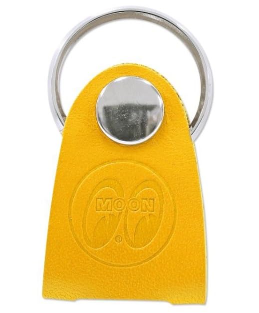 MOONEYES MGC199YE MOONEYES Eyeball Leather Key Cap Yellow, yellow