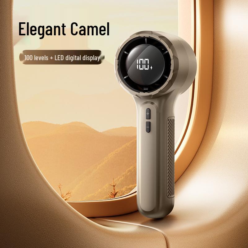 

Ледяной светодиодный ручной мини-вентилятор USB с цифровым дисплеем - Портативный и долговечный 100-Gear High-Speed Mini Fan