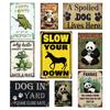 Schicke Kinderzimmer Dekoration Metall Blechschild Vintage Niedlicher Panda Forg Kunst Poster Metallschilder für Süße Heimdeko Zubehör