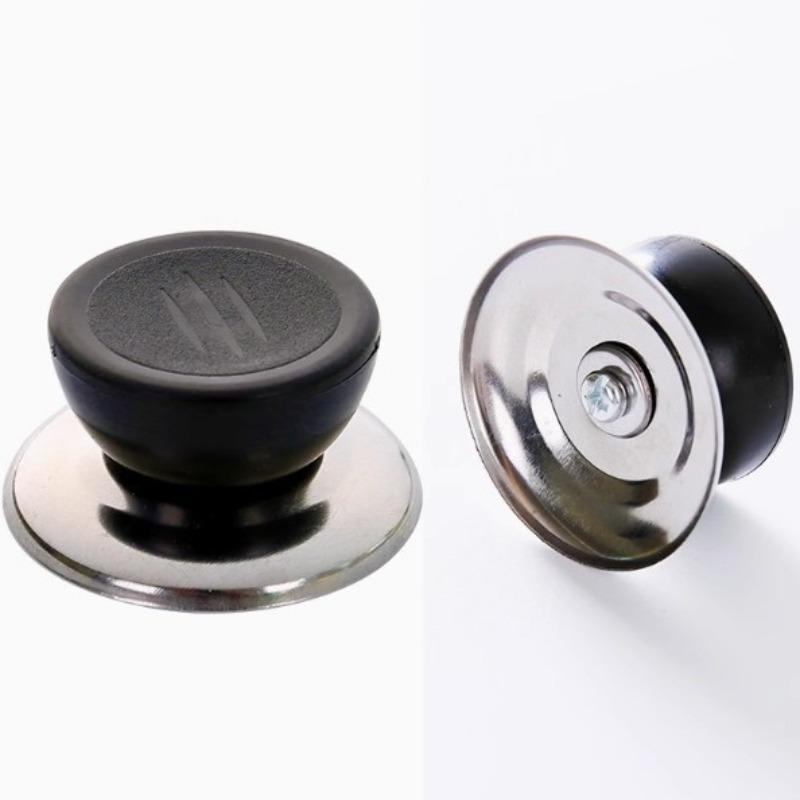 Universal Household Heat-resistant Handle for Pot Lid, Top Bead Stainless Steel Cap, Steamer and Stir-frying Pot Lid Handle