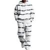 Men's Hoodie and Sweatpants Set with Elastic Waist, Casual Two Piece Outfit
