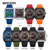 SANDA Men's Multifunctional Sports Watch - Dual Display, Waterproof, Casual & Versatile.