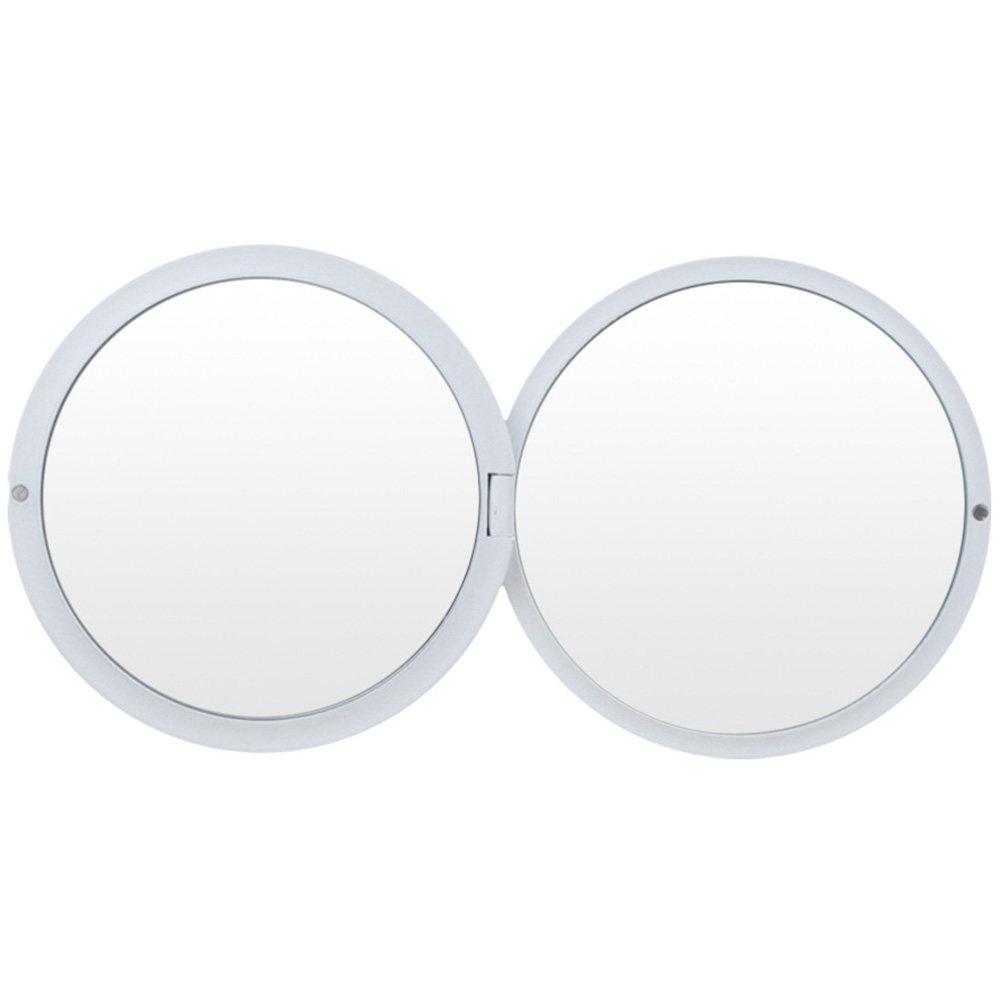 10X Magnification Portable Folding Mirror Smooth Grip Compact Travel Makeup Mirror for Ladies Daily Use