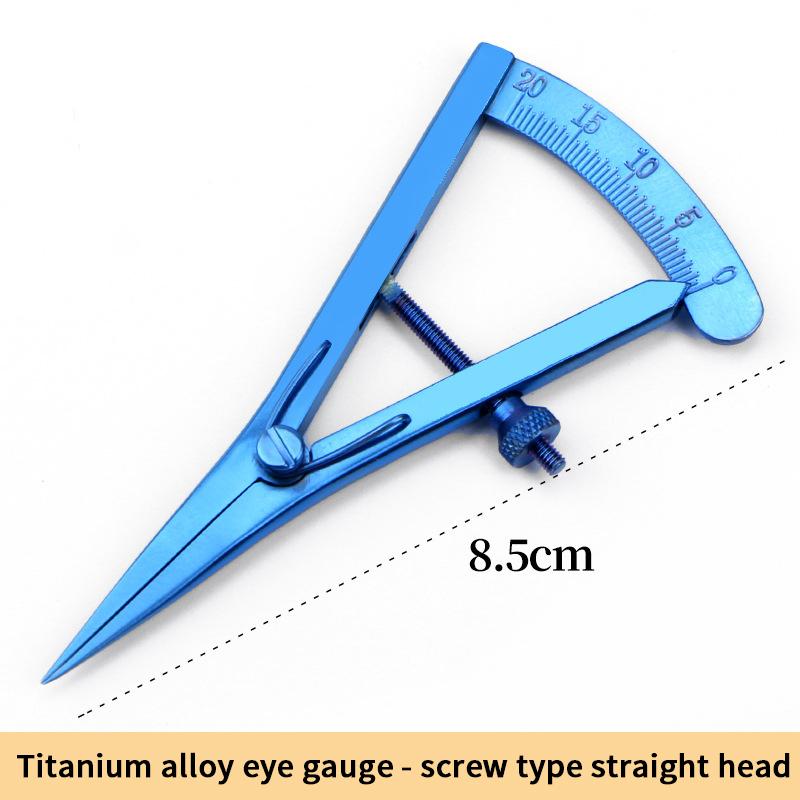 Double Eyelid Surgical Tool - Buried Thread Positioning & Medical Compass Ruler for Precision Measuring