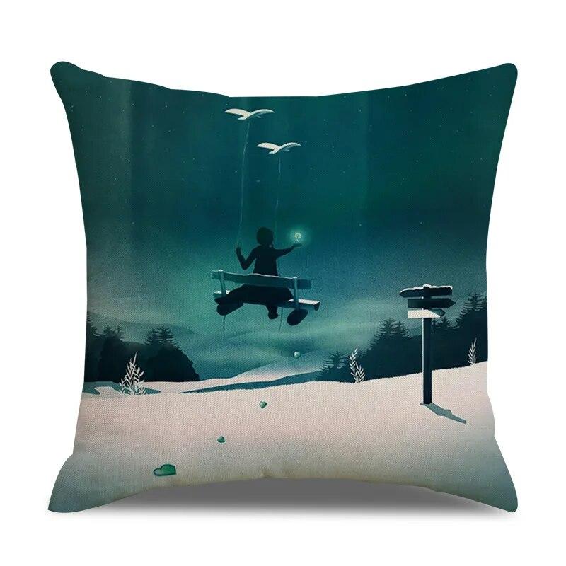 Dream Pillowcase Car Sofa Cushion Cover Home Decor