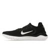Nike Free RN 2018 Svarte Dame Sneakers Hvite 942837-001