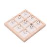 Jewelry Display Wooden Jewelry Show Props Ring Holder Case Wedding Ring Box  Women