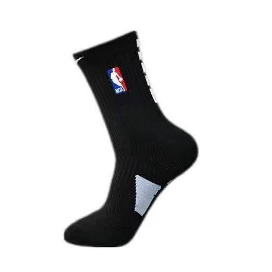 Calzini da Basket NBA Elite a Mezza Gamba Unisex - Fondo Spesso in Spugna, Resistenti all'Usura, Antiodore.