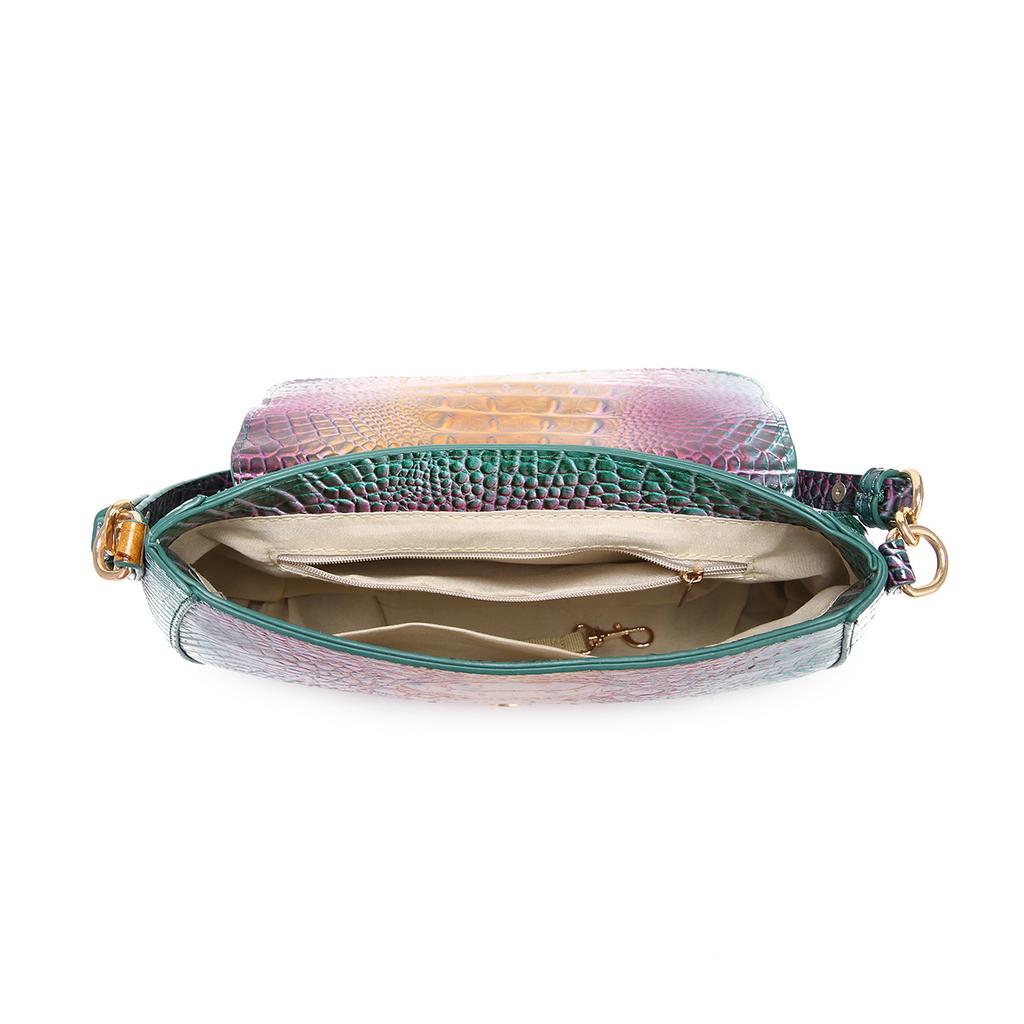 New Fashionable Alligator Pattern Shoulder Bag High-quality Retro Handbag All Match Women's Armpit Swagger Bags