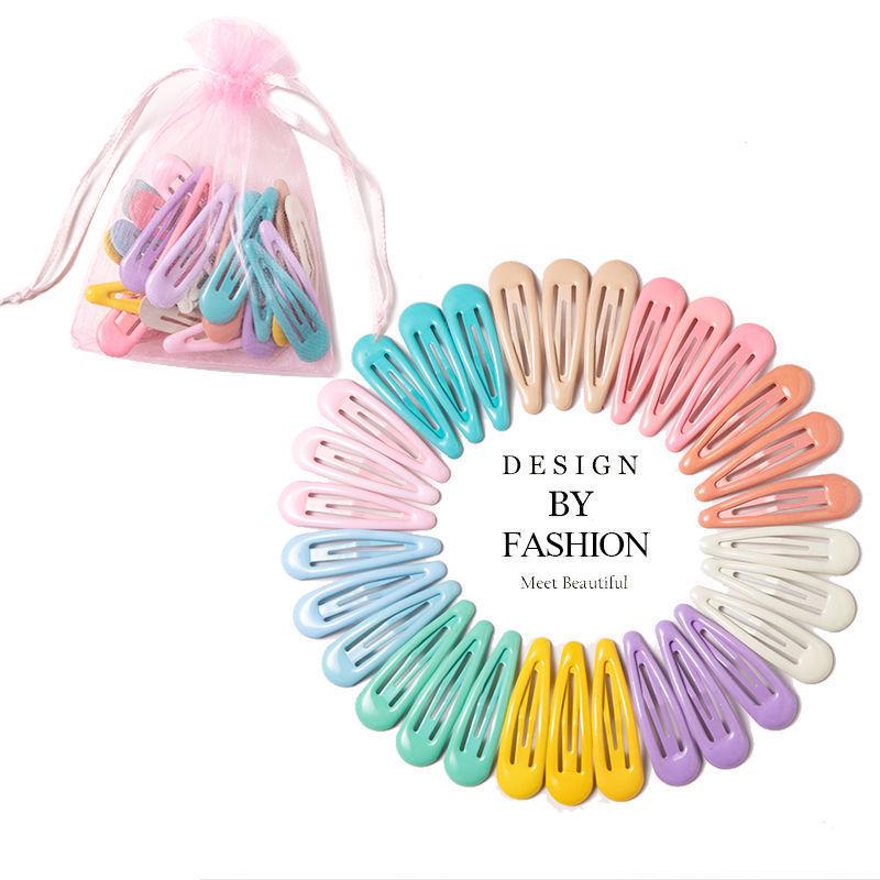 Cute Candy Color Hair Clips for Little Girls - Small BB Clips for Bangs & Flyaways