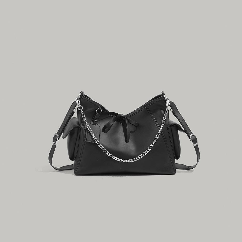 2025 New Women's Messenger Tote Bag, Large Capacity Chain Commuter Bag, Fashionable and High-end Single Shoulder Crossbody Bag