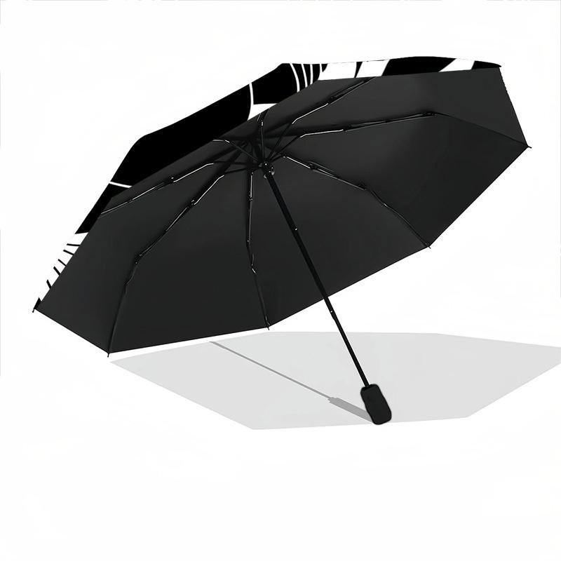 1pc Koi Fish Yin Yang Automatic Open/Close Umbrella, Umbrella with cartoon Design, Portable Compact Umbrella for Men & Women, Good Holiday G