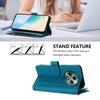 For Oppo Reno12 F 4G/Oppo Reno12 FS 5G/Oppo F27 5G/Oppo Reno12 F 5G Leather Case 9 Card Slots Zipper Wallet Stand Phone Cover with Wrist Strap