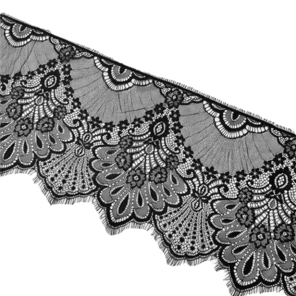 3 Yards Length Lace Trim Accessories Skin-friendly Material DIY Lace Fabric Home Embroidery