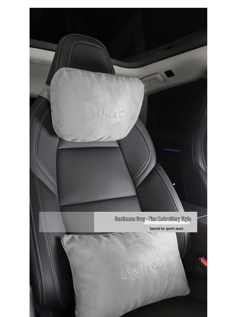 Lynk & Co Zeekr Headrest & Lumbar Support Pillow for Models 01/02/03/05/06/09