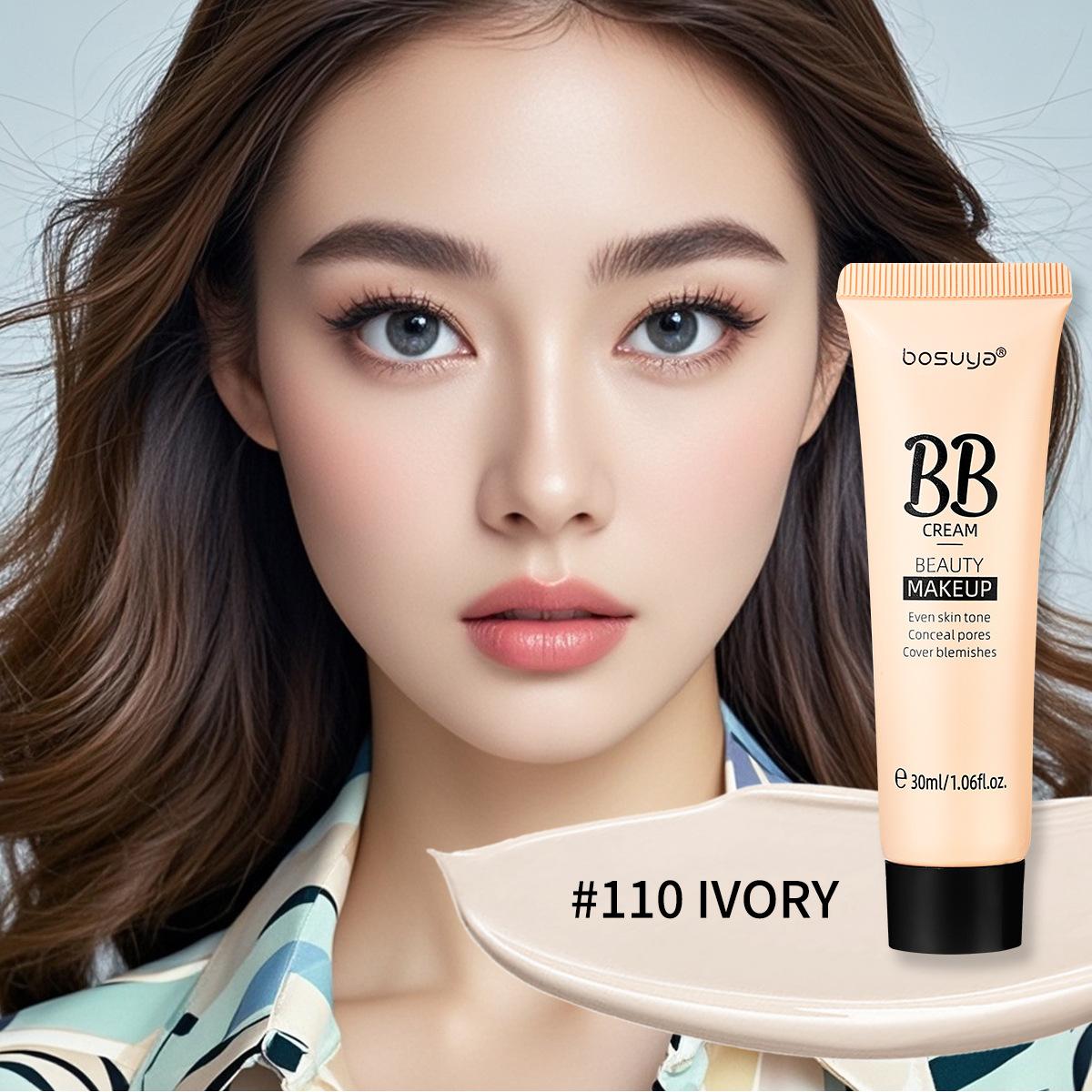 

Fawless BB Cream Clear Concealer Brightening Skin Color Refresher Foundation CC Cream #110 IVORY