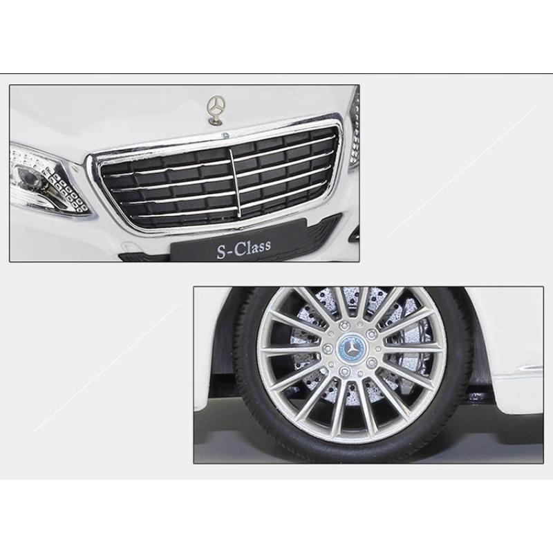 Welly 1/24 Mercedes Benz S-Class S500 литой автомобиль модель игрушечный транспорт литой металл модель автомобиля высокая имитация коллекция детские подарки