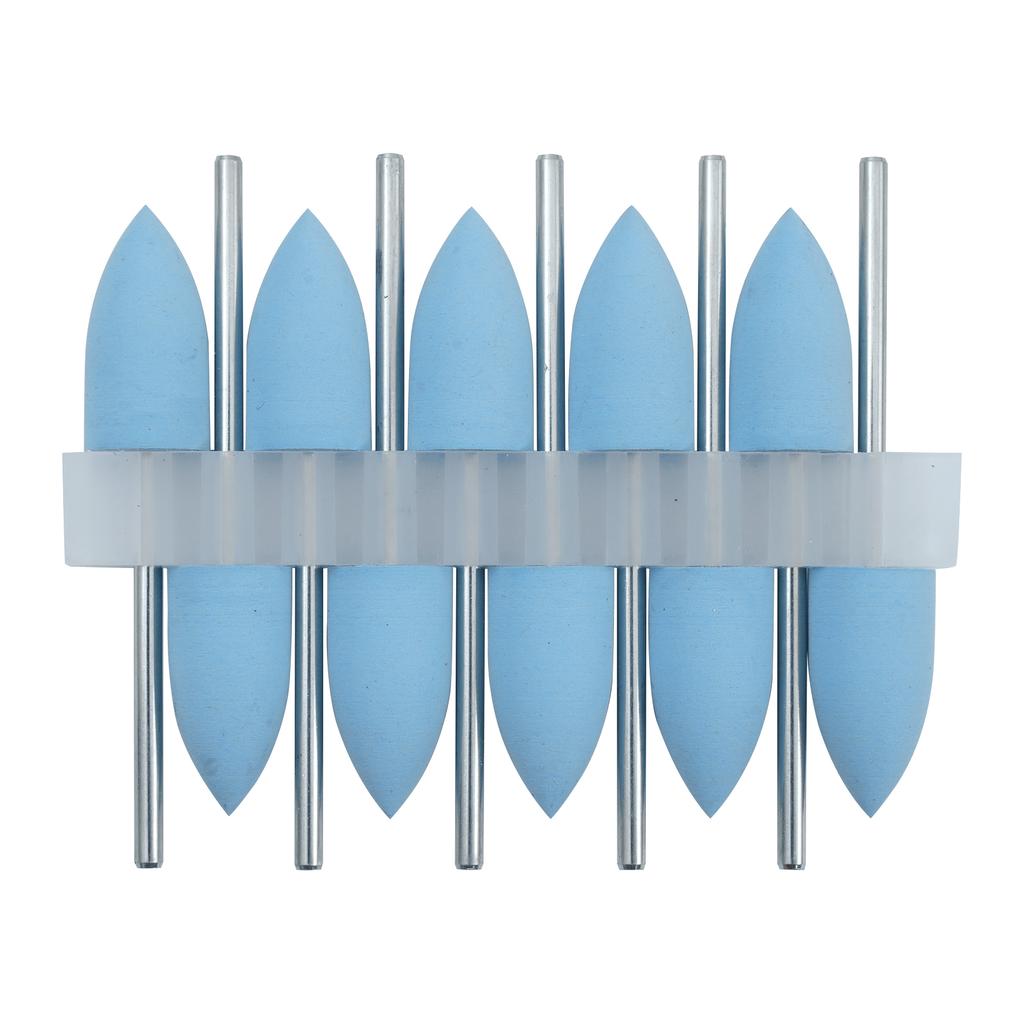 10Pcs/Lot 2.35mm Dental Silicone Rubber Polishers Burs Grinding Heads HP Shank Drill Rotary Teeth Whitening Dentist Tool