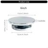 6/8/10/12in Pottery Turnable Wheel Rotated Turntable Sculpting Wheel Easy to Use Revolving Cake Turnable M4YD