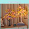 Silver Tree Birch Colorful Butterfly Tree Lights Christmas Decoration Supplies