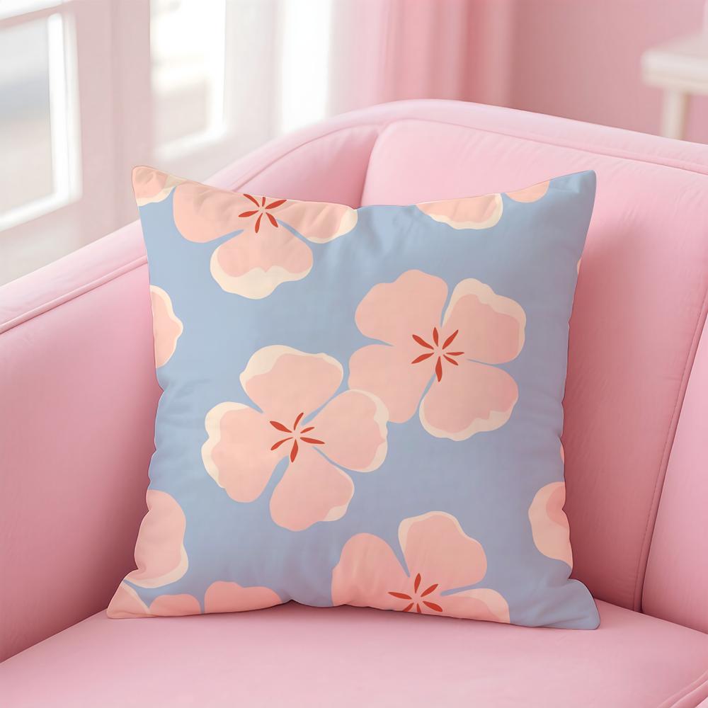 Bold Bright Artistic G-Gerdadzys Floral Pattern Cushion Cover Pillow Case Soft Friendly Fabric & Concealed Zipper