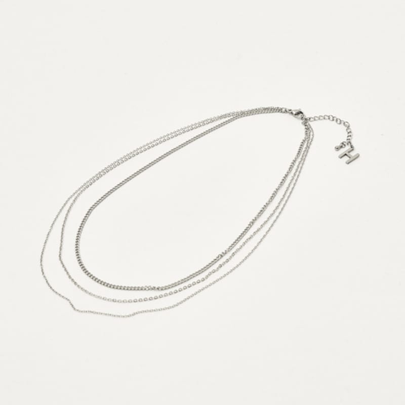 

HELENE PARIS Three Chain Neck Lace [Silver] OS