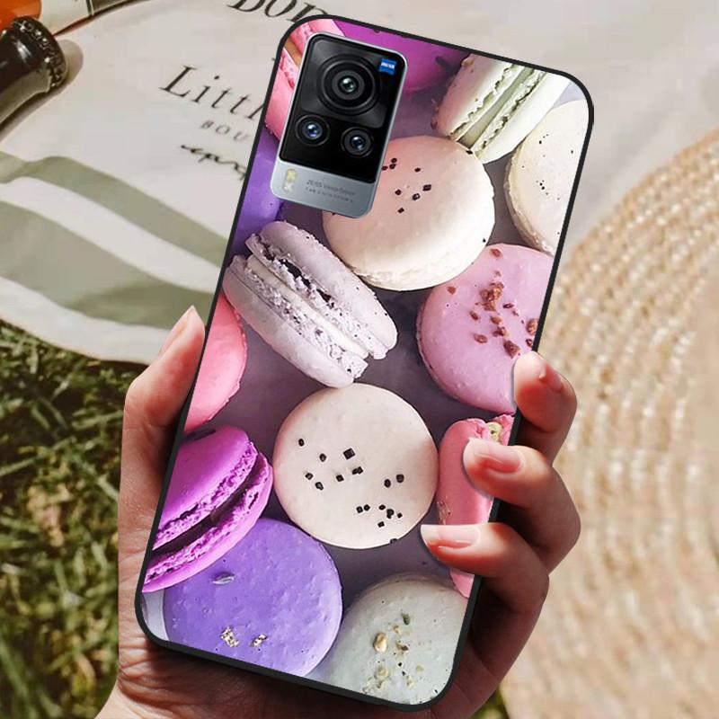 For Vivo X60 Pro Global Version Case Cat Wolf Painted Soft Silicone Phone Cases for Vivo X60 Pro Back Cover X60Pro V2046 Coque