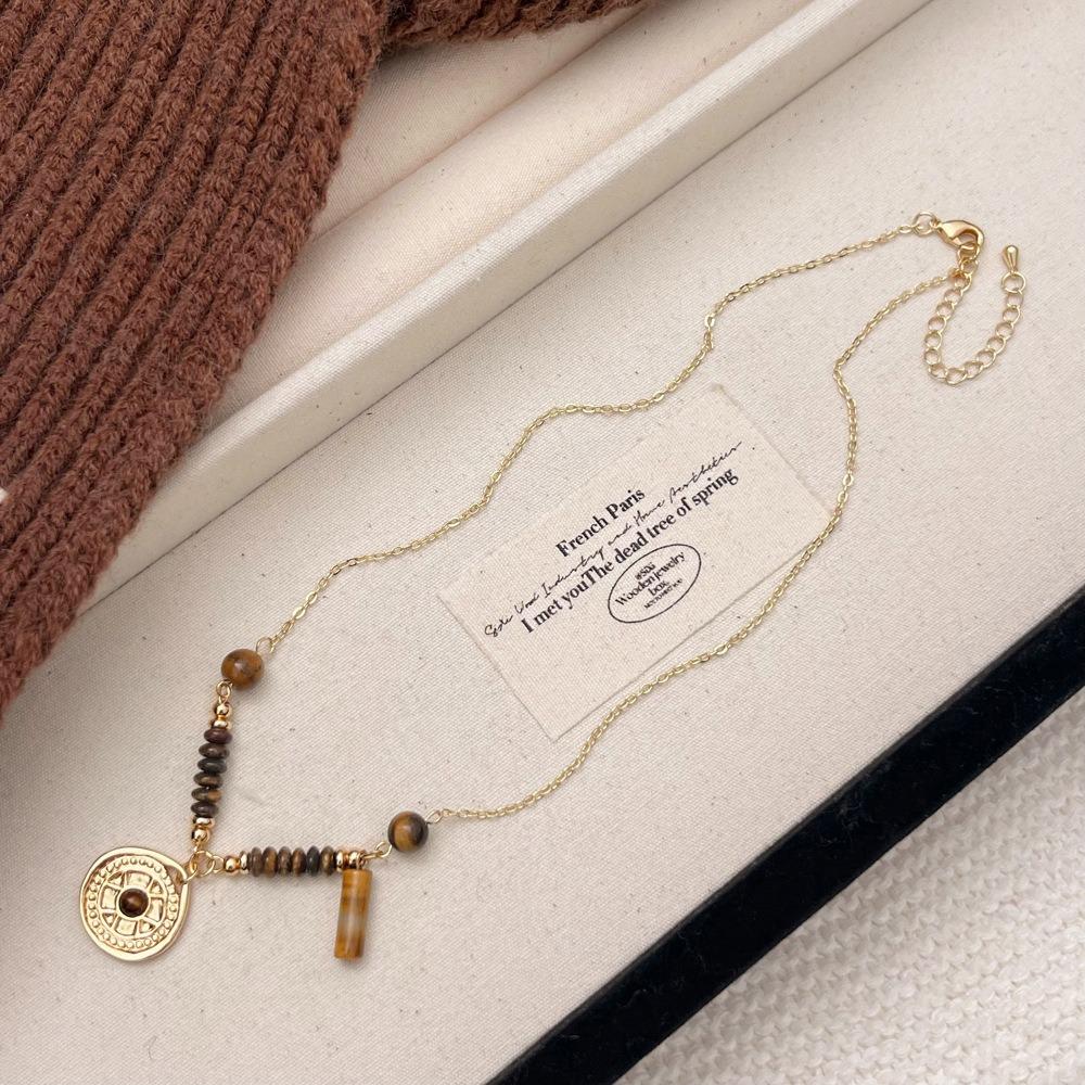 Vintage Chains Necklaces Gold Temperament Clavicle Chain New Stacking Choker  for Women Girl