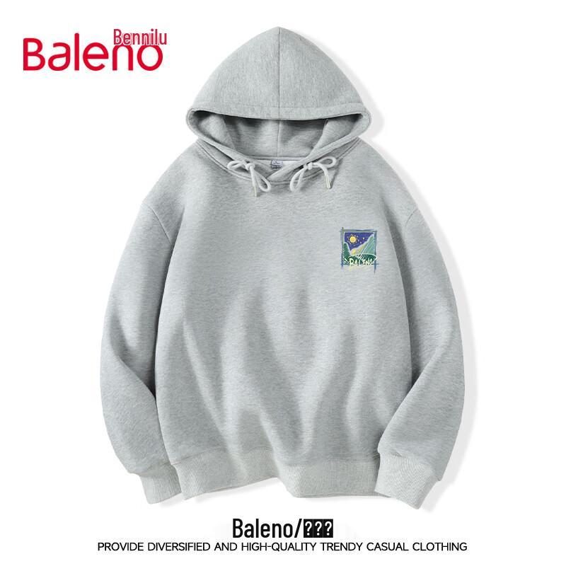 Baleno Men's Casual Loose Fit Hooded Pullover