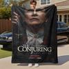 1 szt. CONJURING LAST RITES Koc Flanelowy Zewnętrzny Miękki Pluszowy Wystrój na Pikniki, Kemping, Sypialnię, Pokój Zabaw lub Przerwę na Lunch, Idealny Prezent