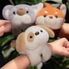 Fox Simulation Cartoon Koala Dog Cat Plush Patter Ring Cute Children Gift Doll
