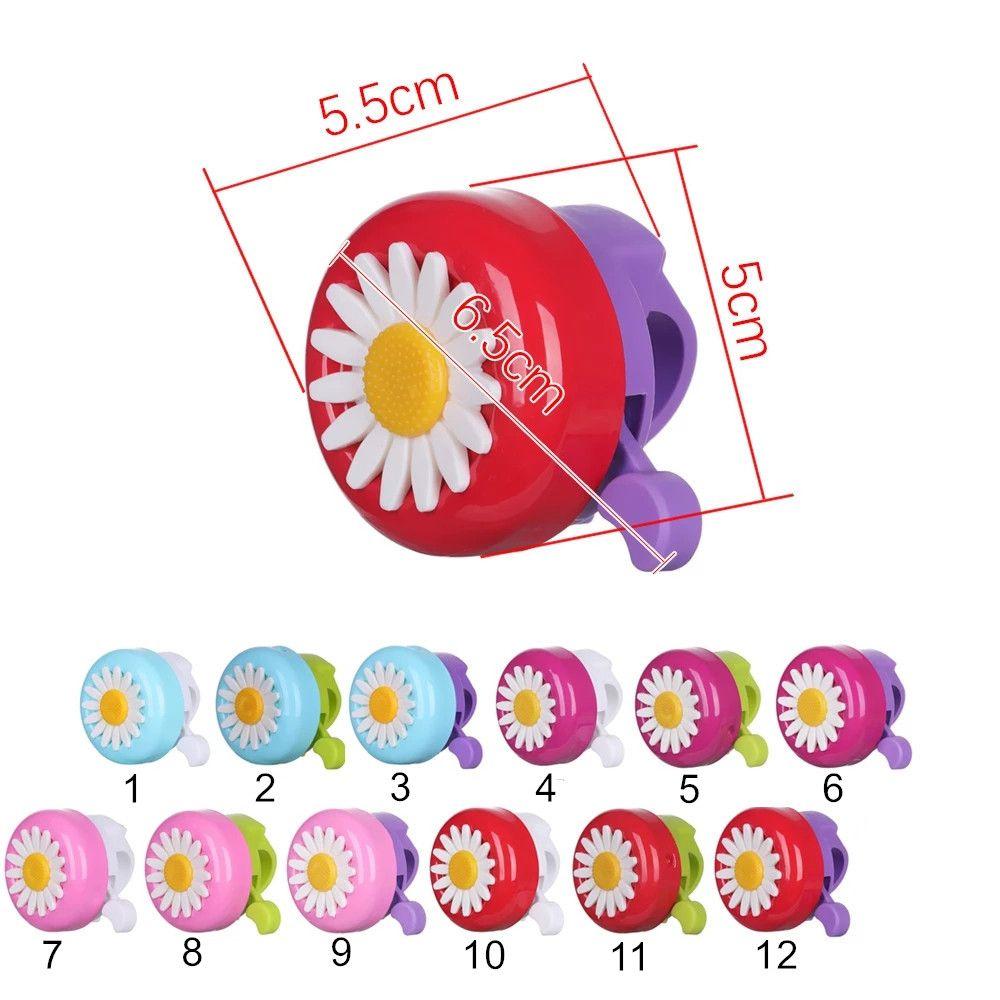 Ride Alarm Horns Children Bicycle Bell Daisy Flower Bicycle Bell Cycling Ring Alarm Bike Alarm Bell