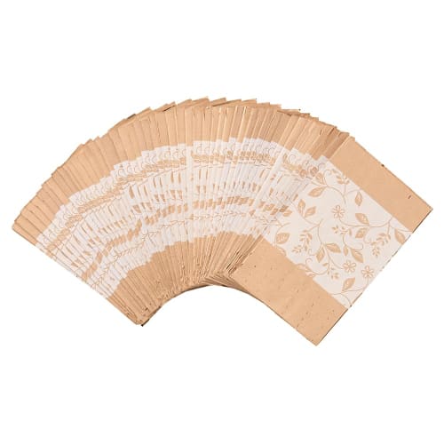 Aimedia Disposable Draining Bags, 50-Count, Compact Size, Made In Japan, Waterproof Paper, Triangular Corner, Garbage Bags, Paper Bags, Sink, Food Was