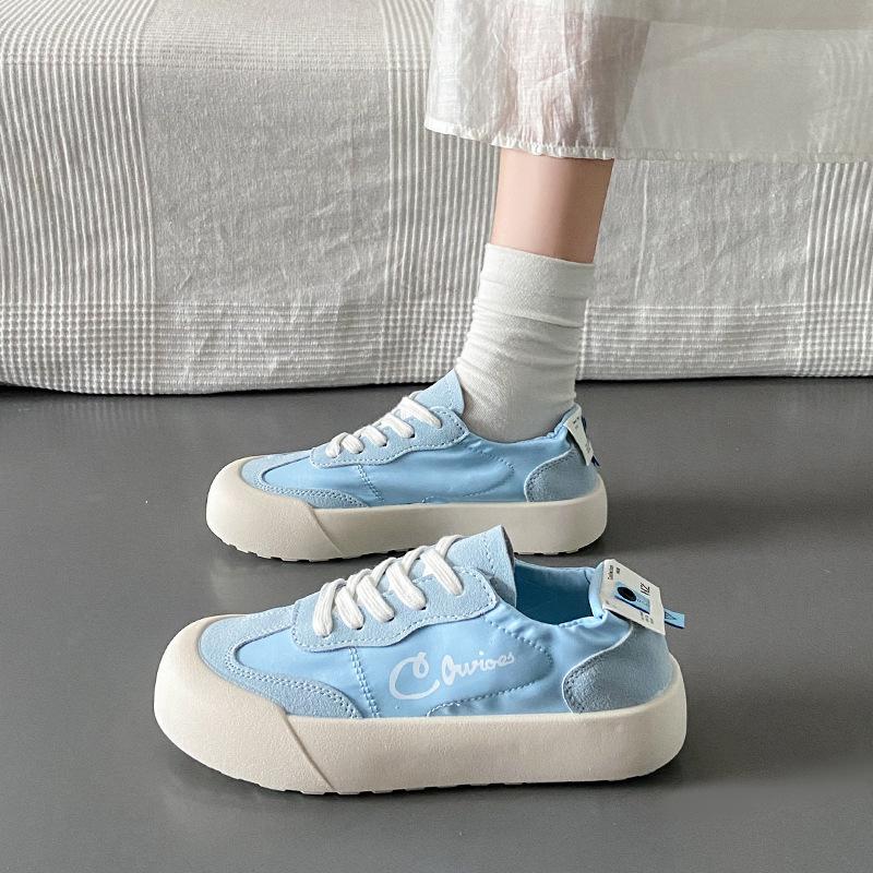Summer new breathable little white shoes casual big head shoes versatile Korean version board shoes platform muffin shoes women's shoes