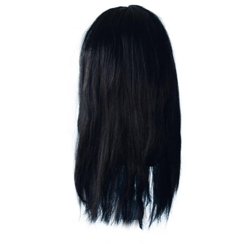 Halloween Zombie Mask Long Hair Latex Horror Cosplay Party