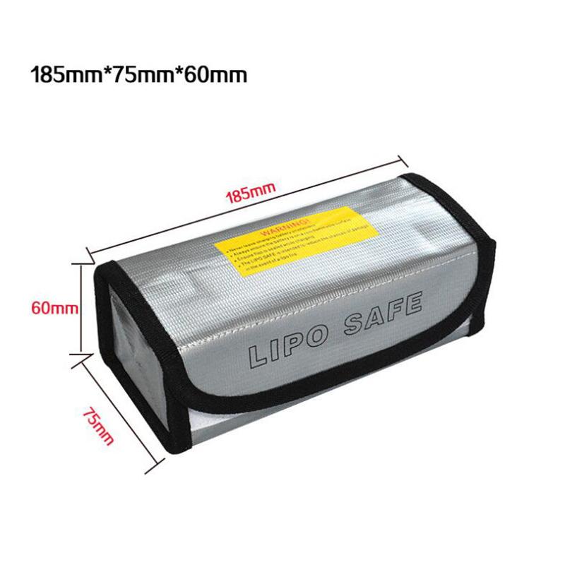 Battery Safety Bag Mini Waterproof Fireproof Explosion-Proof Portable Lipo Battery Guard Safety Bag For LiPo Charging