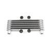 Universal Motorcycle Oil Cooler 5-Layer Radiator M10 M12 For Honda Kawasaki KTM Dirt Pit Bike Engine Cooling System Accessories