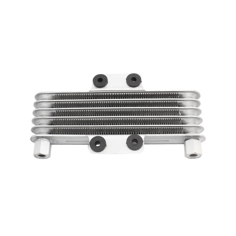 Universal Motorcycle Oil Cooler 5-Layer Radiator M10 M12 For Honda Kawasaki KTM Dirt Pit Bike Engine Cooling System Accessories