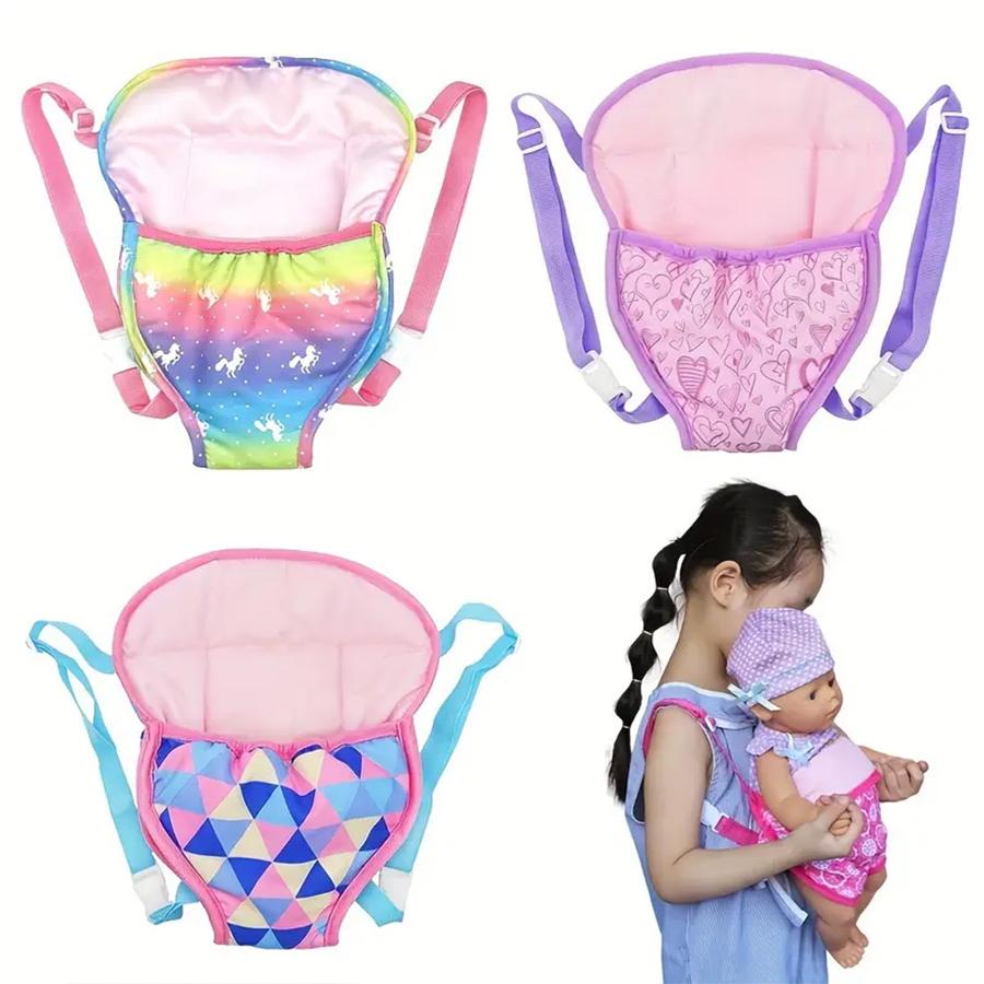 Doll Carrier Bag,4 Colors,12.2*9.45 inch,for 15 Inch to 18 Inch Dolls,Doll Backpack