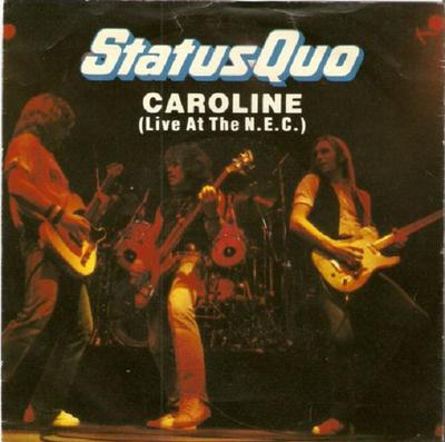 7inch Record STATUS QUO - Caroline (Live At The N.E.C.) QUO10 Vertigo 1982 UK Rock Used