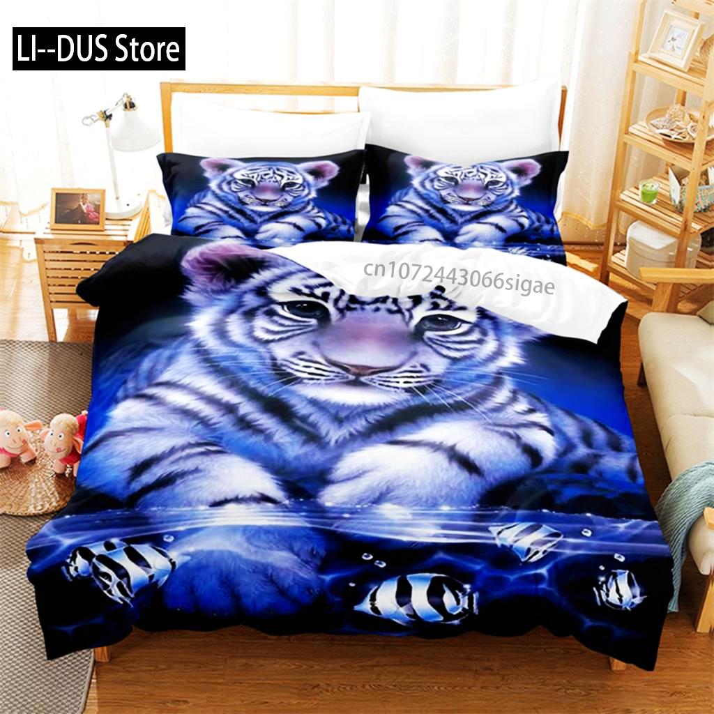 Ferocious Animals Bedding Set Duvet Cover Set 3d Bedding Digital Printing Queen Size Bedding Set Fashion Design