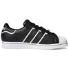 Adidas Superstar Black White Unisex Sneakers Core-Black Cloud-White Blue-Bird GX5257