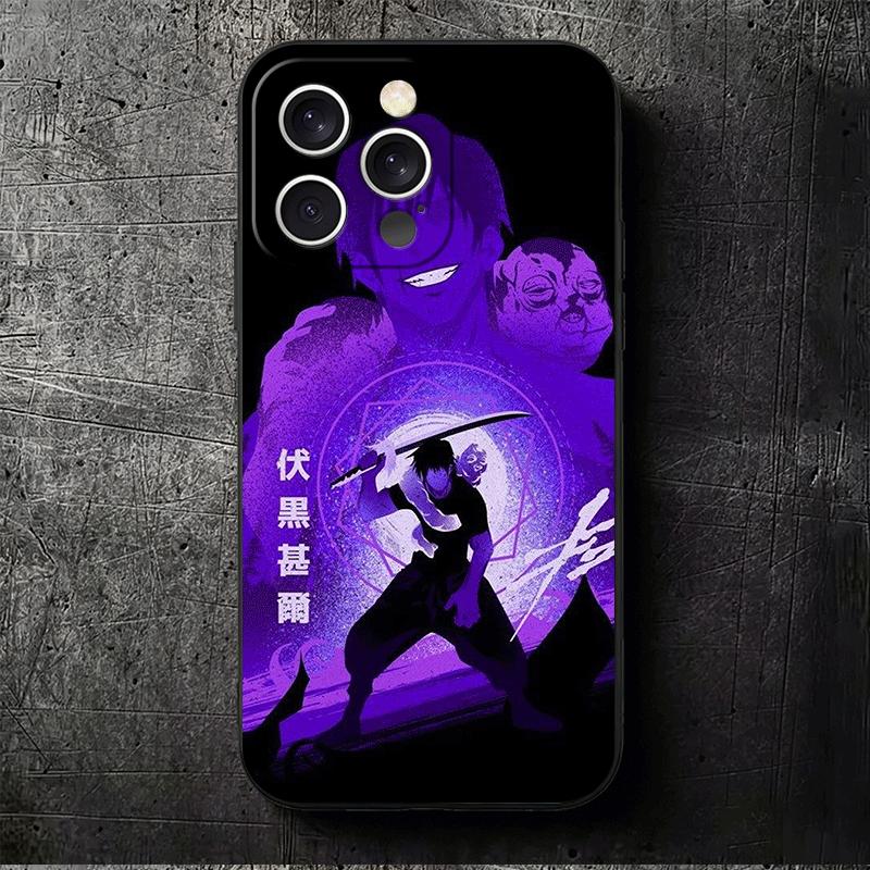Anime Fushiguro Toji JUJUSU Soft Phone Case for iPhone 16 16E 17 Air 15 Pro Max 14 Plus 13 Mini 11 12 7 Black Cover Back Shell