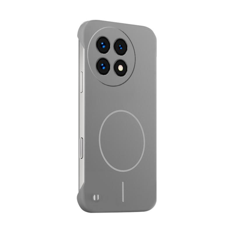 

OnePlus 13 Magnetic Borderless Anti-Drop Frosted Phone Case - Solid Color, Anti-Fingerprint, Simple Protection OnePlus 13 чорний